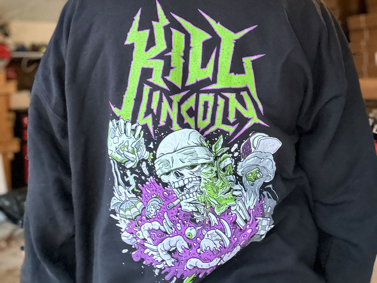 KILL LINCOLN ZIP-UP HOODIE